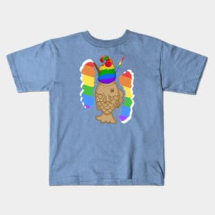 Pride Taiyaki Ice cream-Gay/LGBT flag Kids T-Shirt